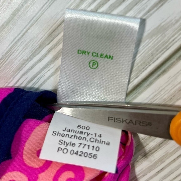 LILLY PULITZER Women’s 100% Silk Tank Fountain Hopping Iona Shell Size XS Floral - Picture 14 of 15